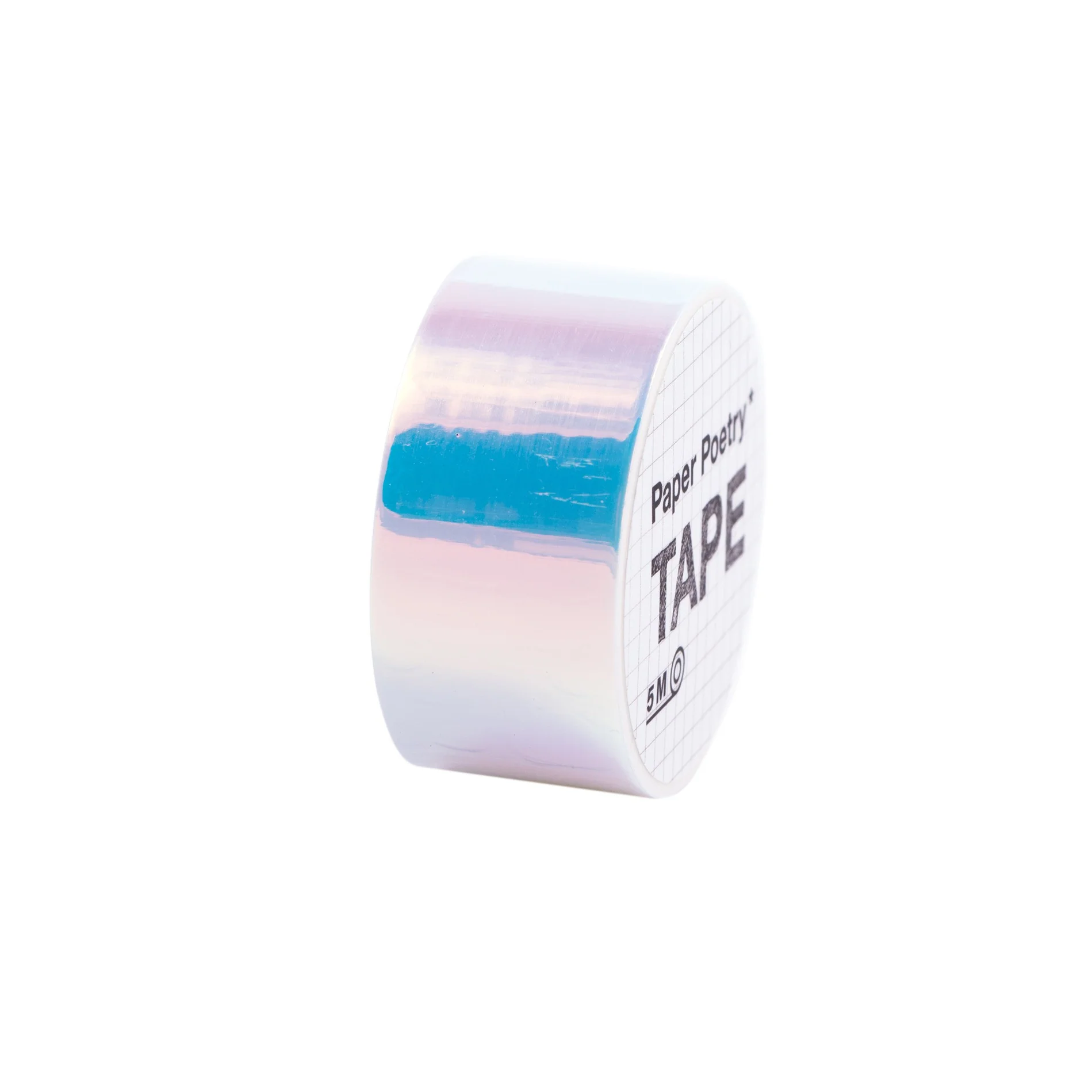 Paper Poetry Mirror Rainbow Tape White