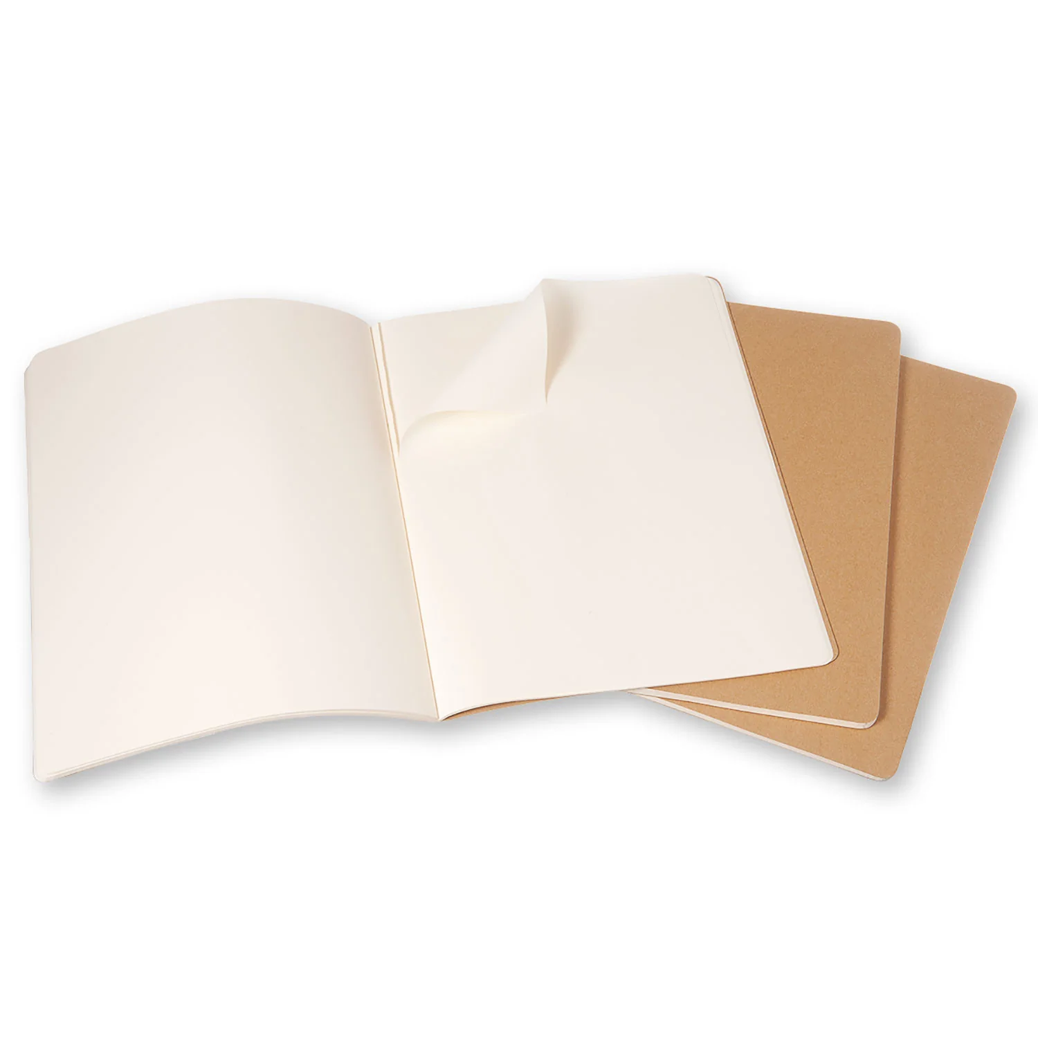 Moleskine Cahier Journal XXL Plain Kraft Brown - Image 2