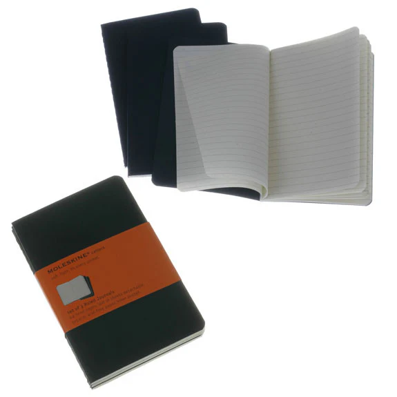 Moleskine Ruled 3 Pack