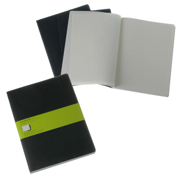 Moleskine Cashier X Large Plain 3 Pack