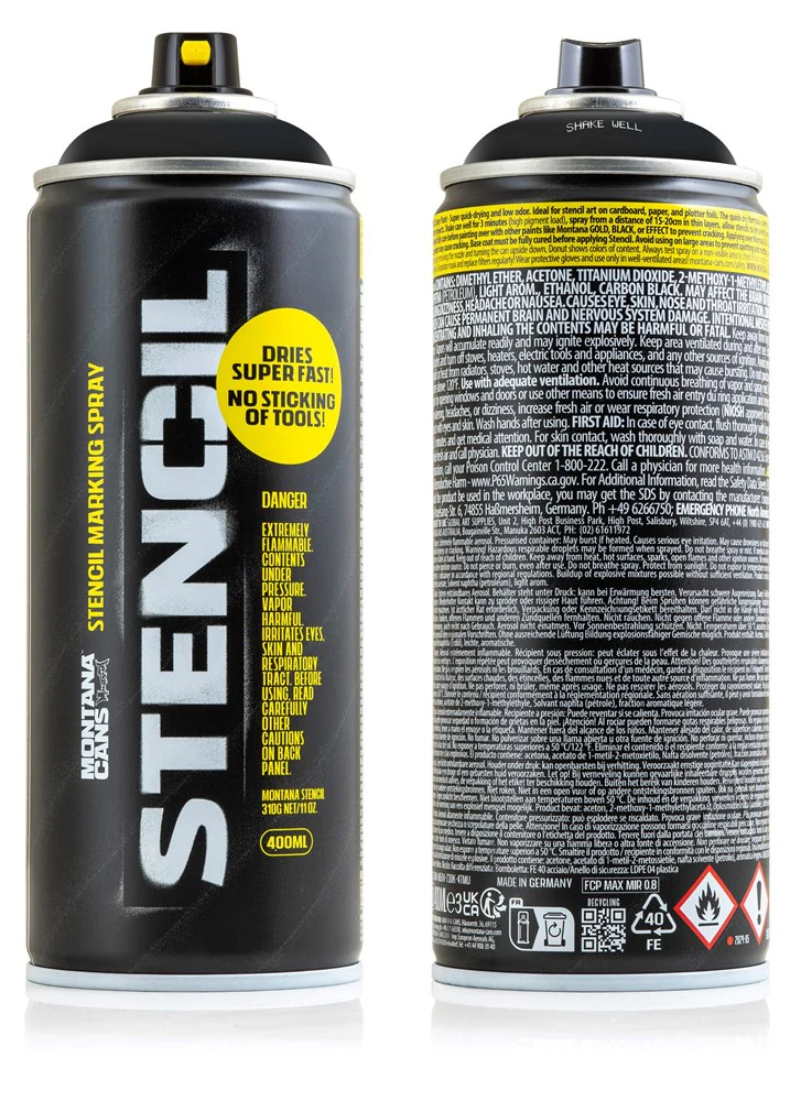 Montana Stencil Spray 400ml - Image 2