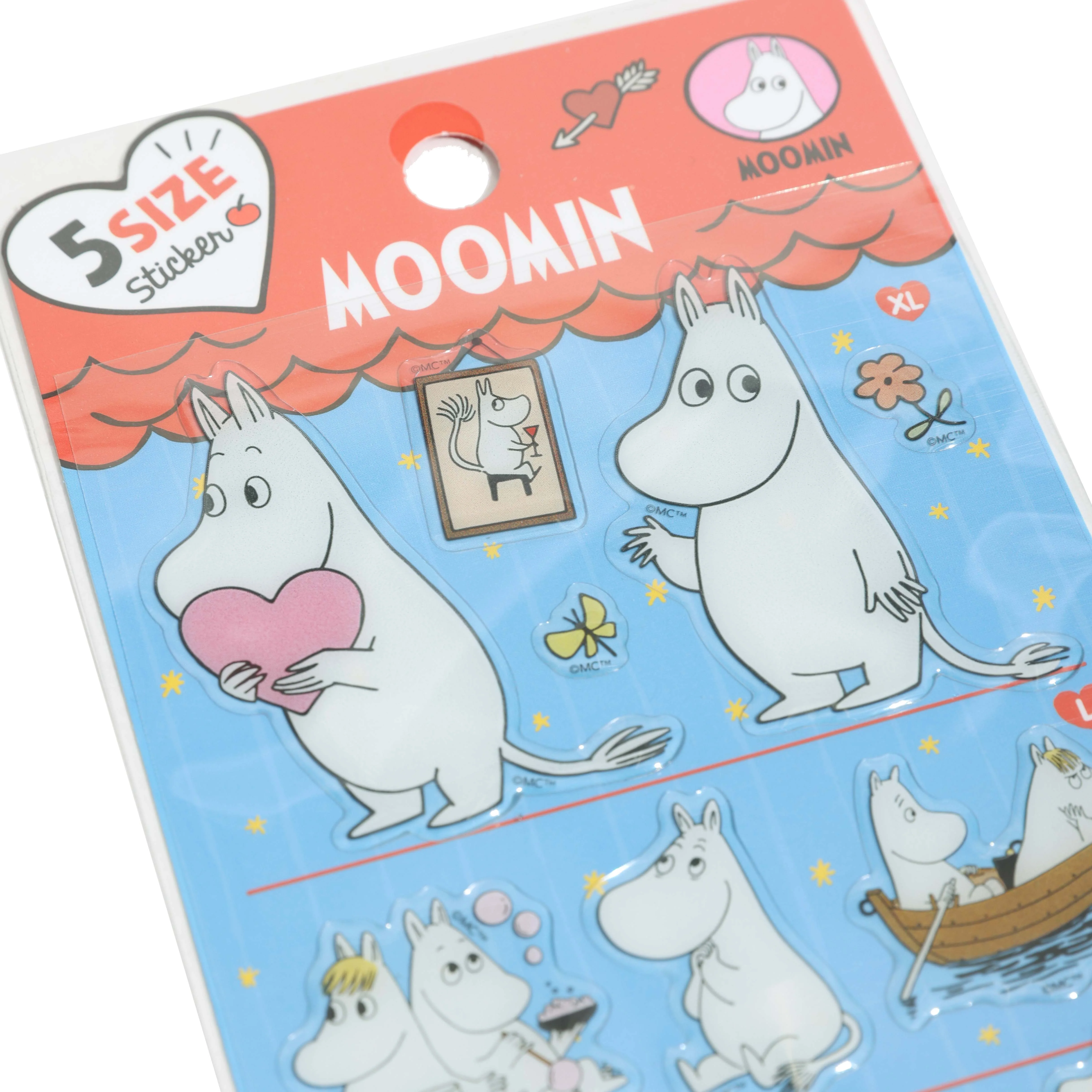 Moomin 5 Size Sticker Sheet - Image 2