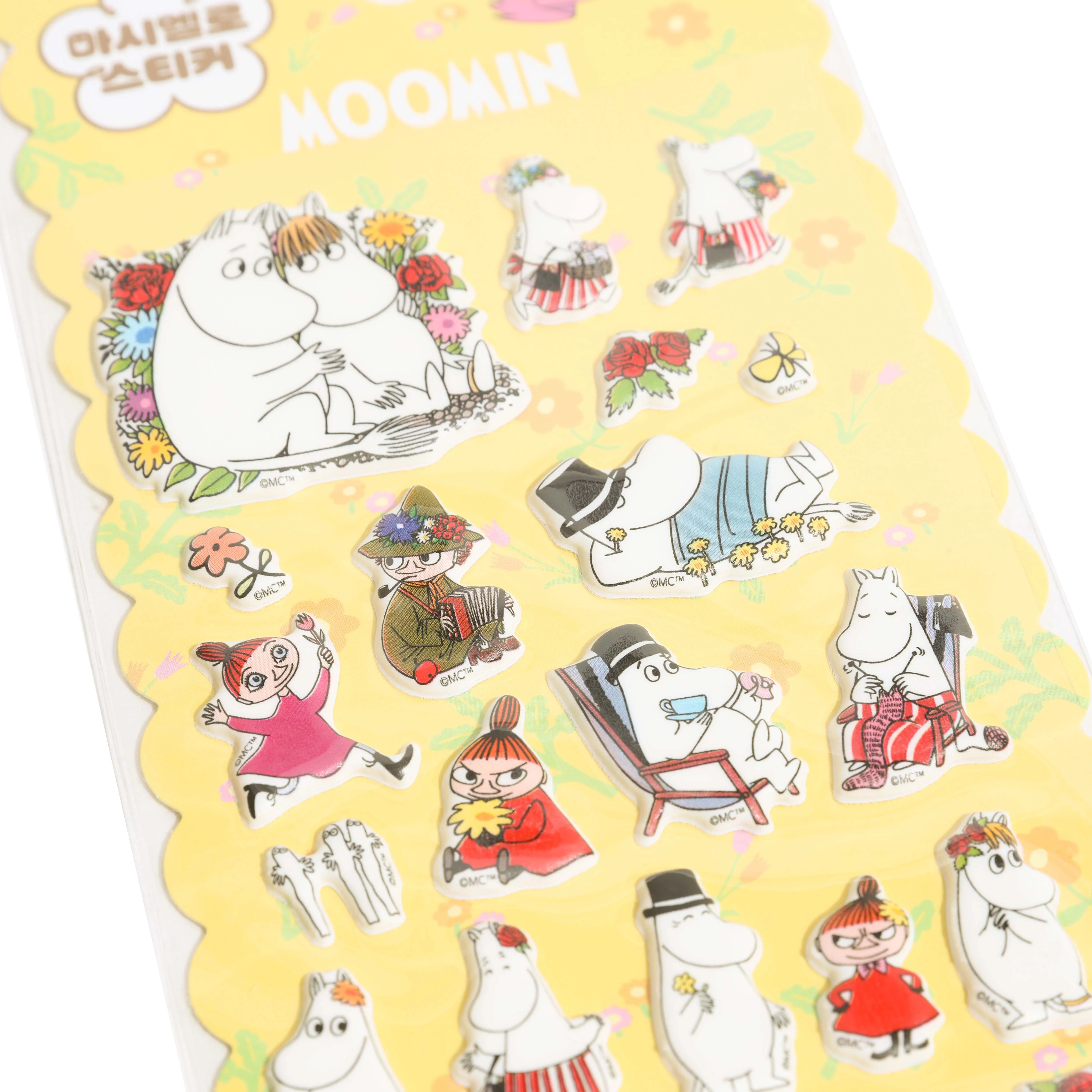 Moomin Marshmallow Puffy Stickers - Image 2