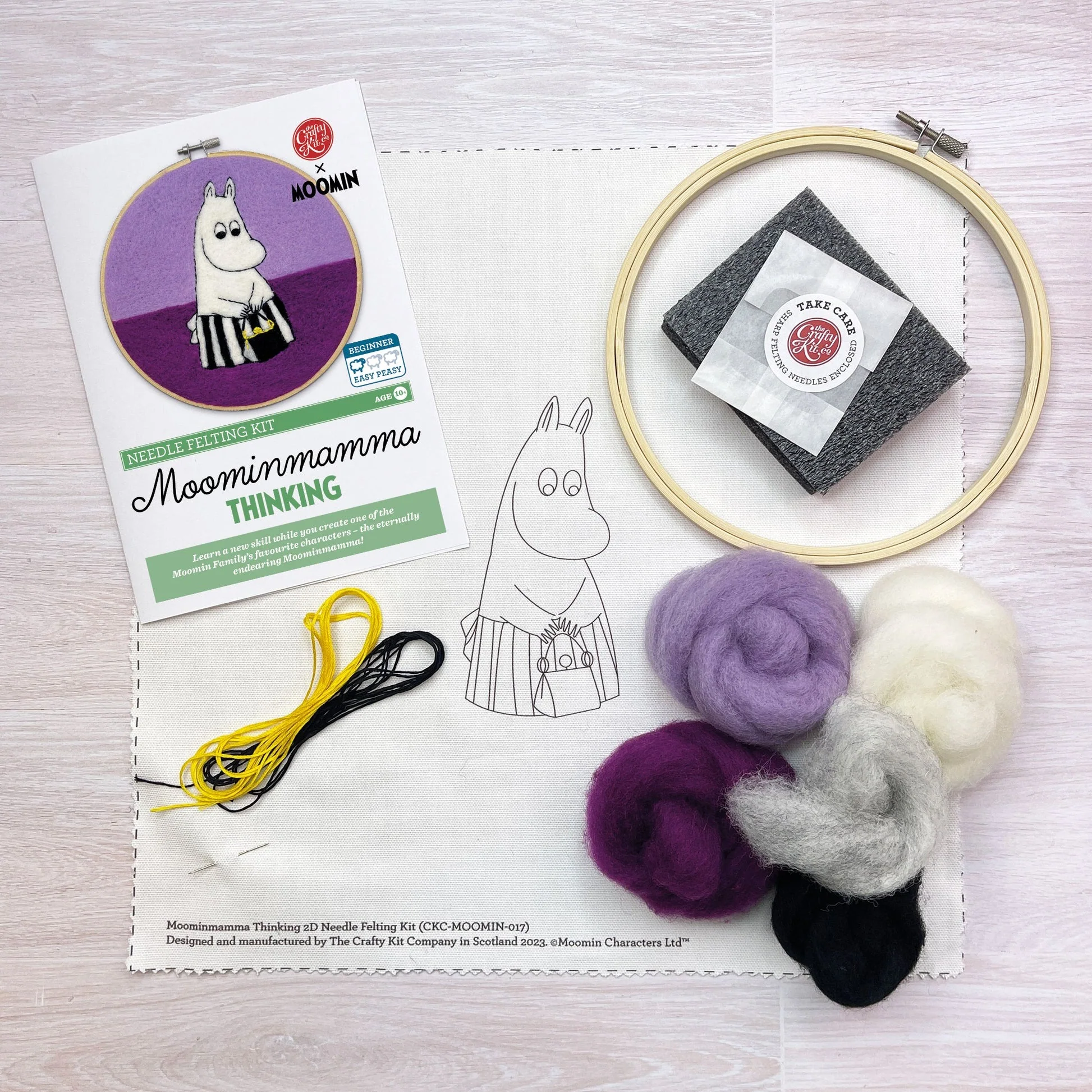 Moominmamma Thinking Needle Felting Kit - Image 3