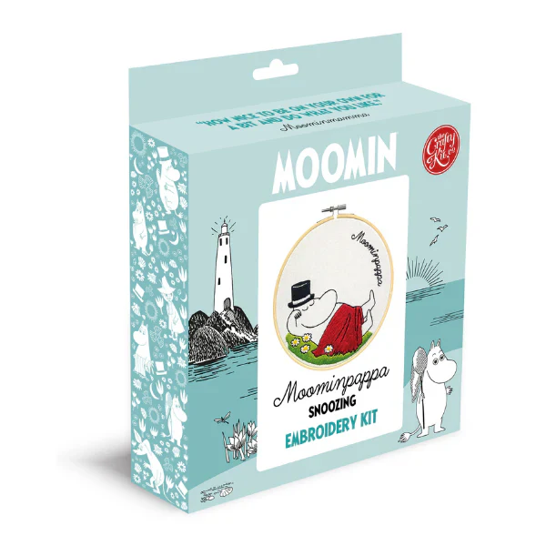 Moominpapa Snoozing Embroidery Kit - Image 2