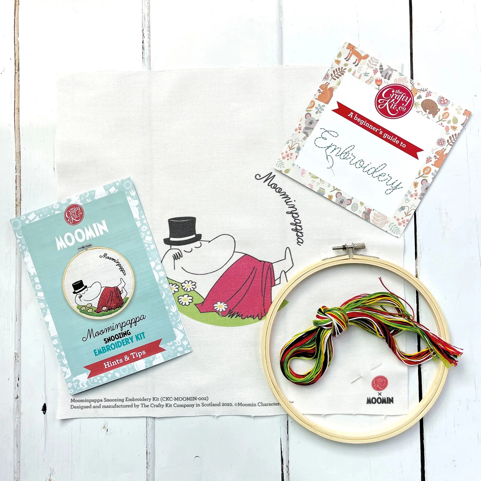 Moominpapa Snoozing Embroidery Kit - Image 3