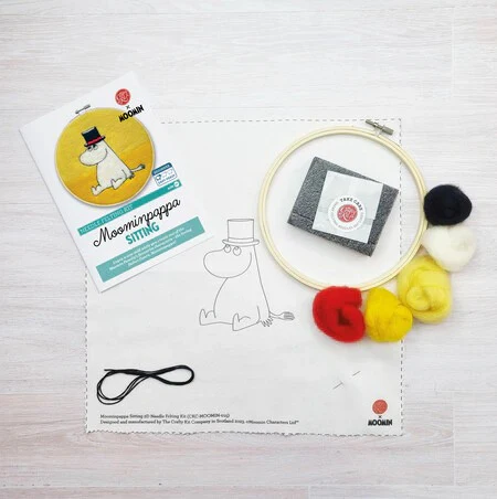 Moominpappa Sitting Needle Felting Kit - Image 3