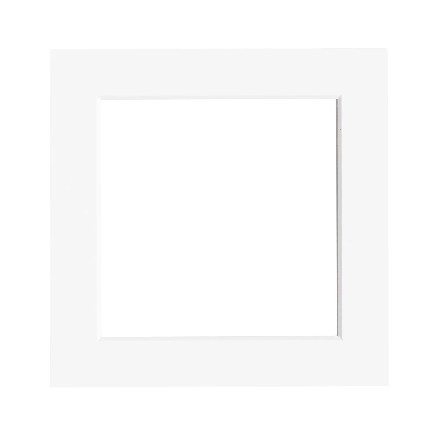 Mount to Fit - 5 x 5" Frame - White