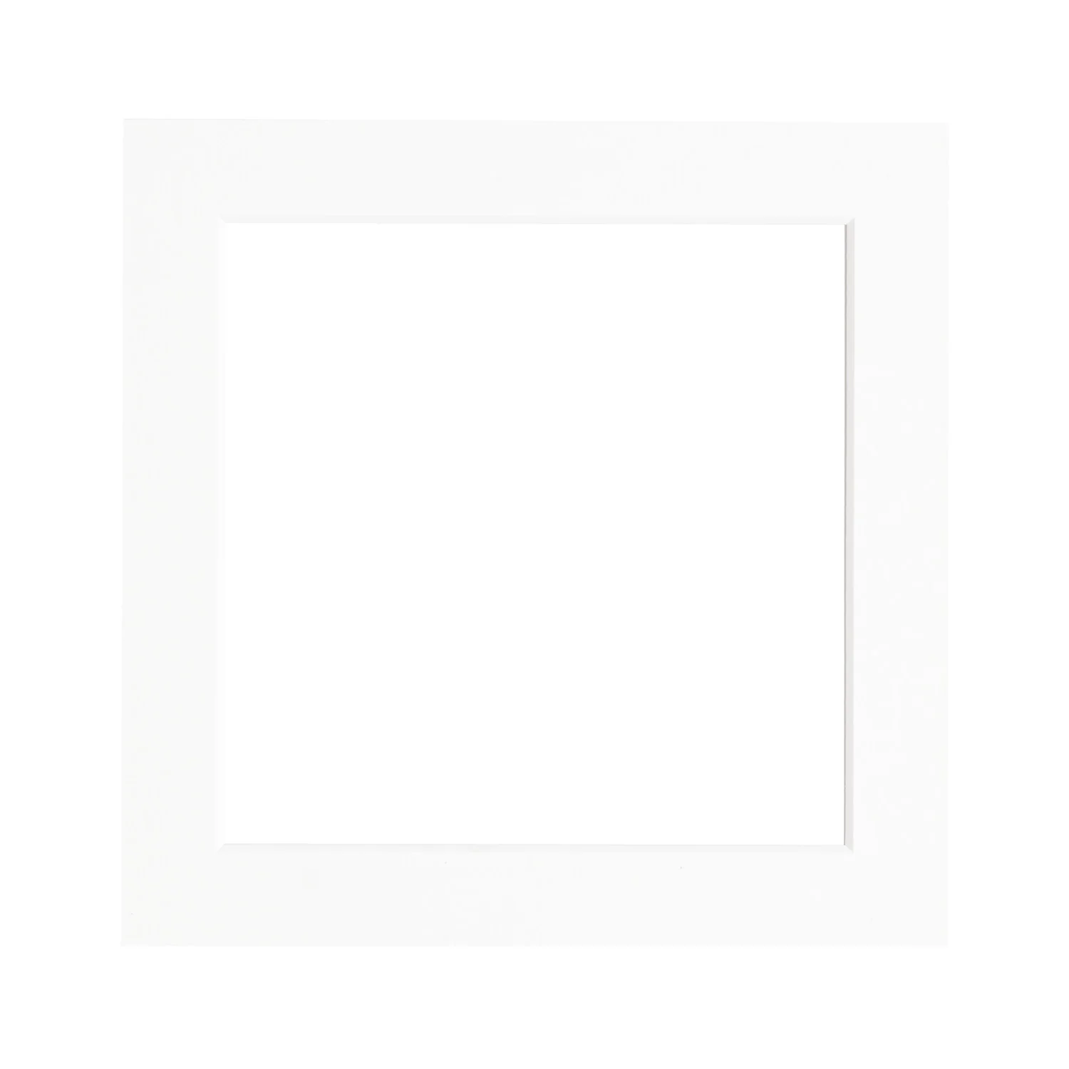 Mount to Fit - 6 x 6" Frame - White
