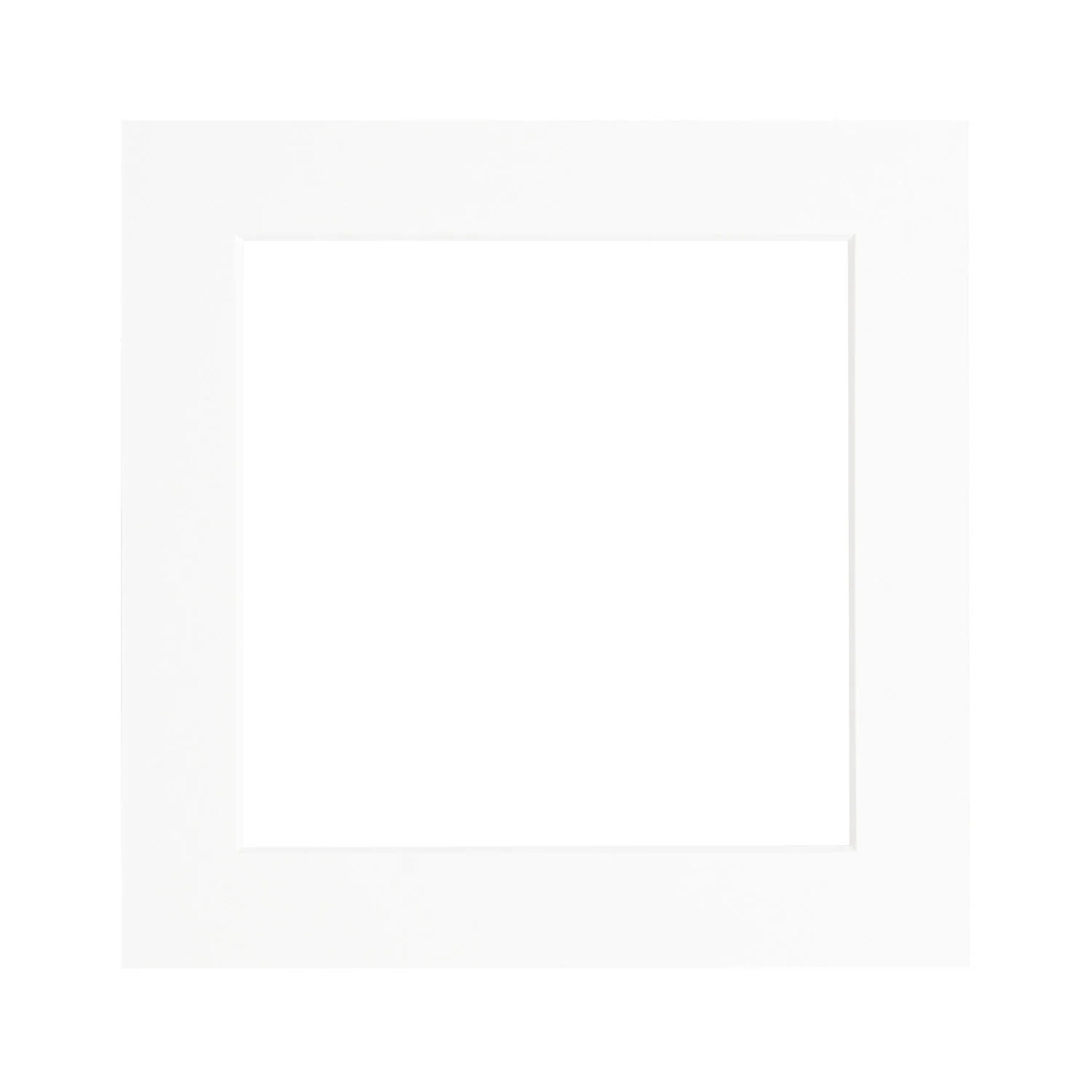 Mount to Fit - 7 x 7" Frame - White