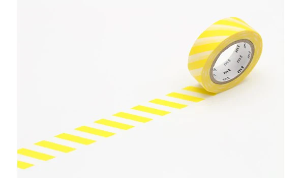 MT Masking Tape: Stripe Lemon