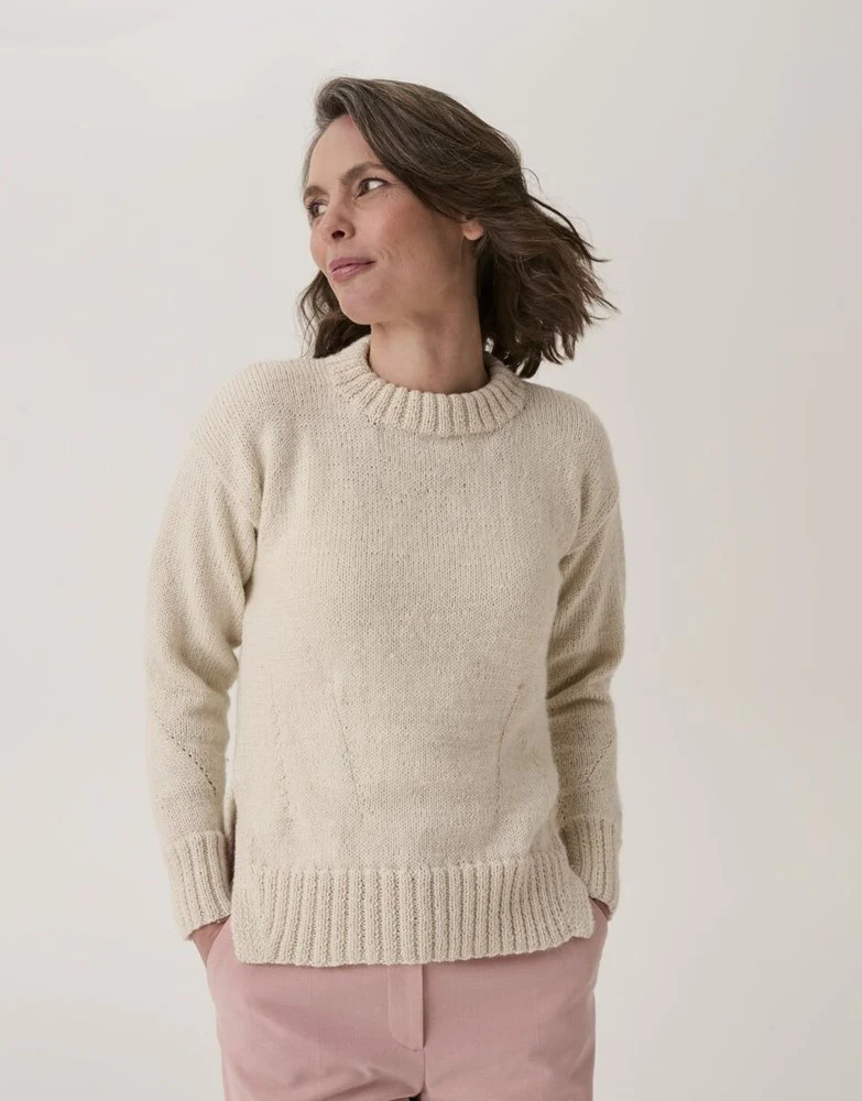 Mushroom Gill Hem Sweater Pattern