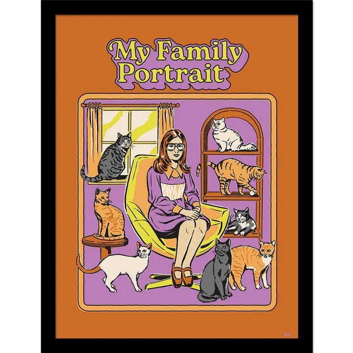 My Family Portrait Art Print