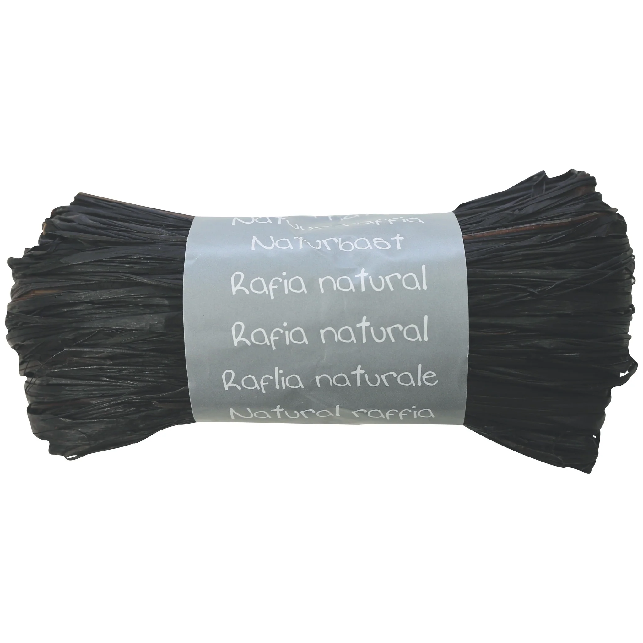 Natural Raffia Ball 50g Black