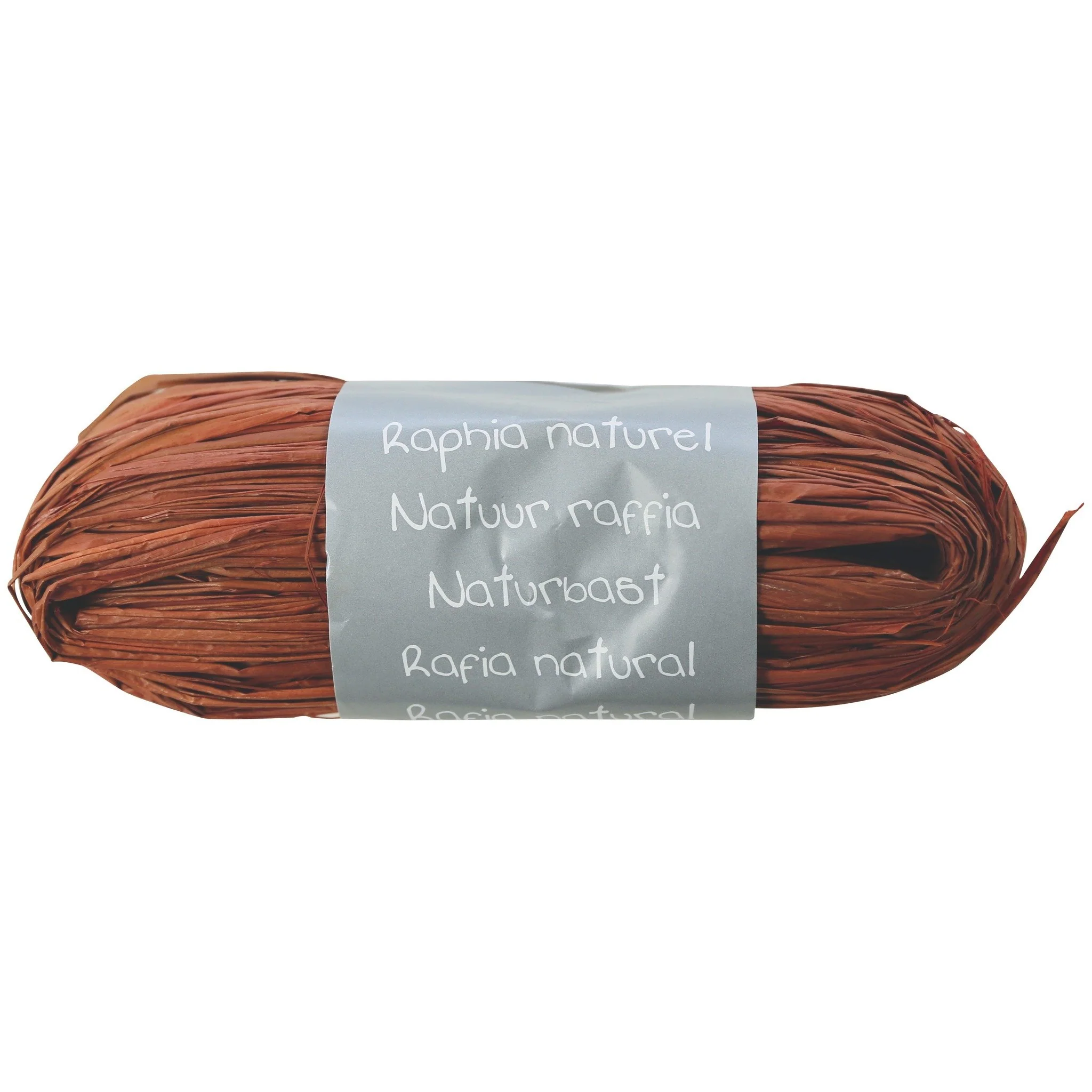 Natural Raffia Ball 50g Chocolate