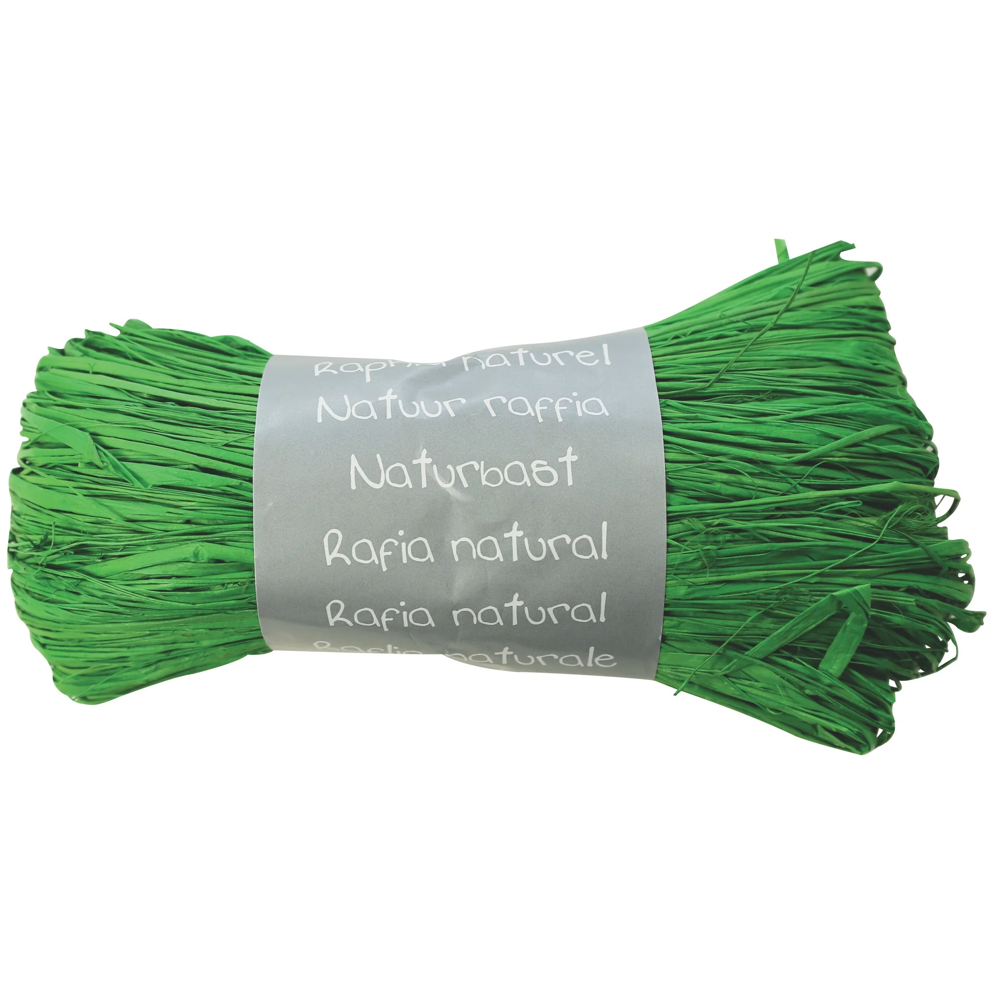 Natural Raffia Ball 50g Green