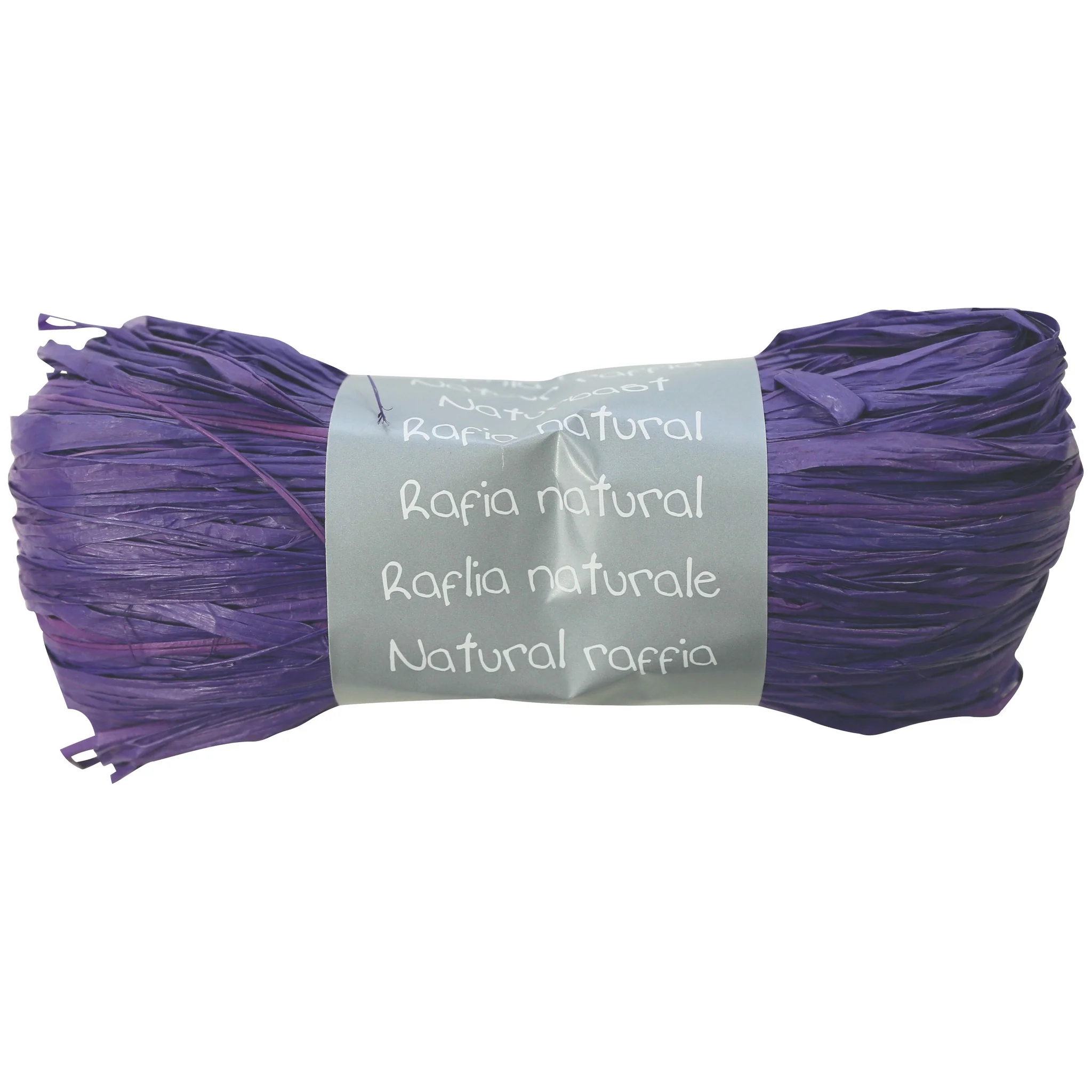 Natural Raffia Ball 50g Prune