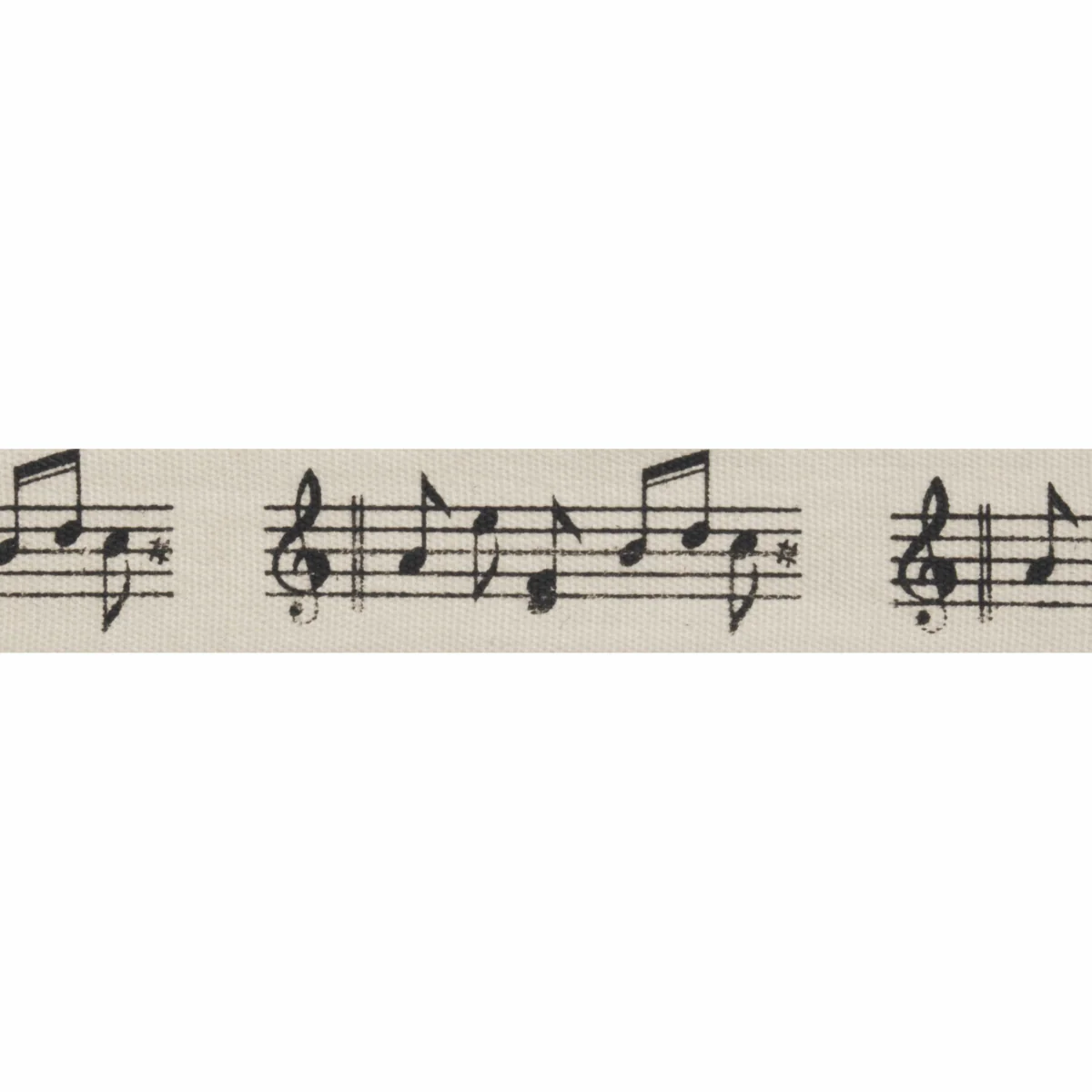 Natural Trim- 5m x 15mm - Musical Notes