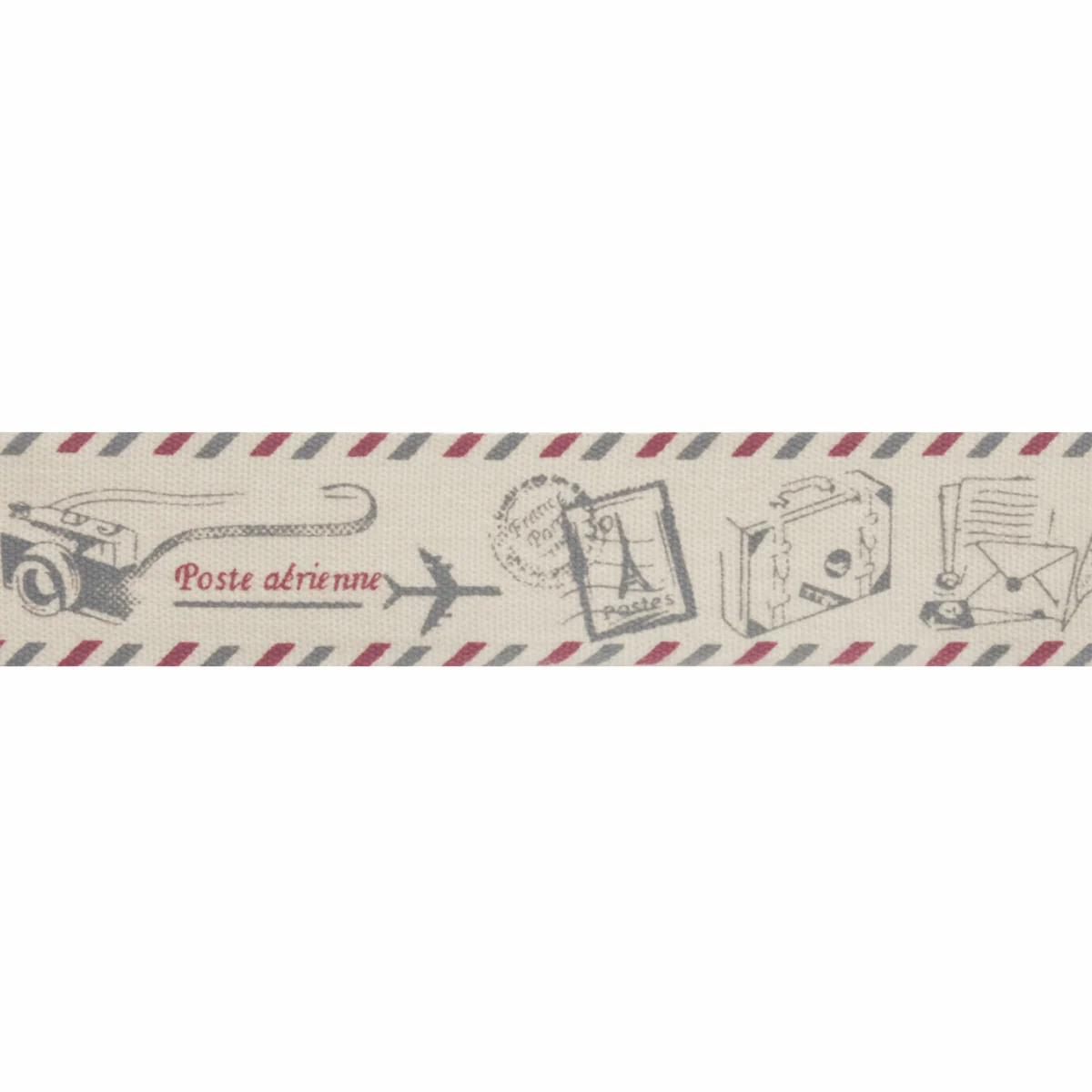 Natural Trim- 5m x 20mm - Travel Print