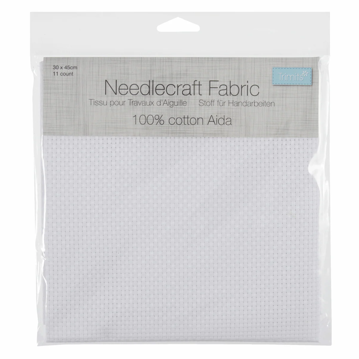 Needlecraft Fabric: Aida: White 11 Count - Image 2