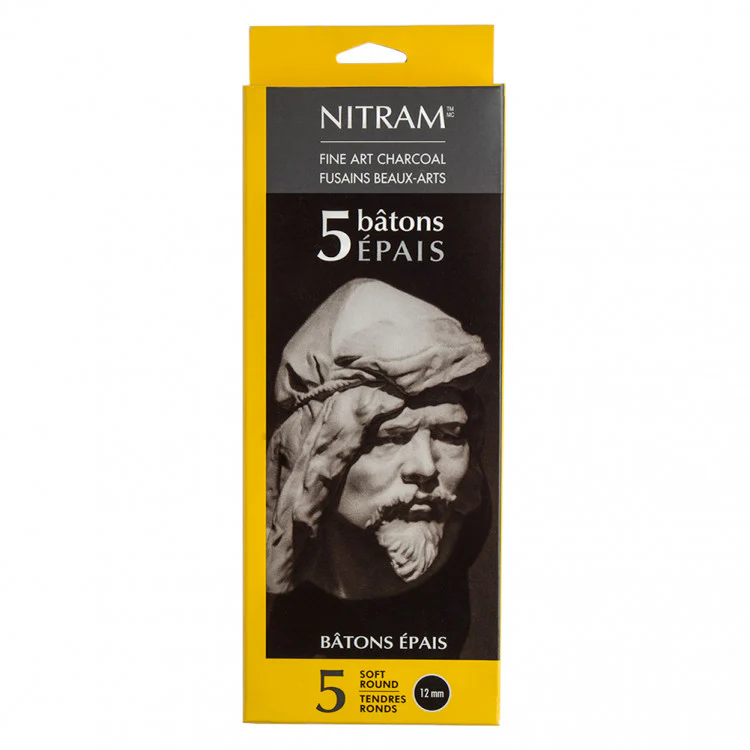 NITRAM - Bâtons épais - Extra Soft Round 12mm x 5
