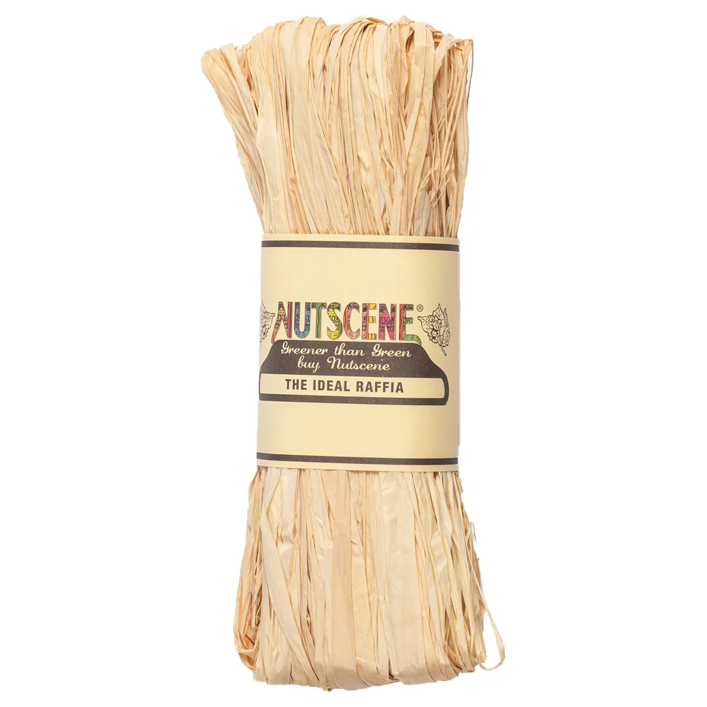 Nutscene Natural Raffia - 90 x 1m Strands - Image 2