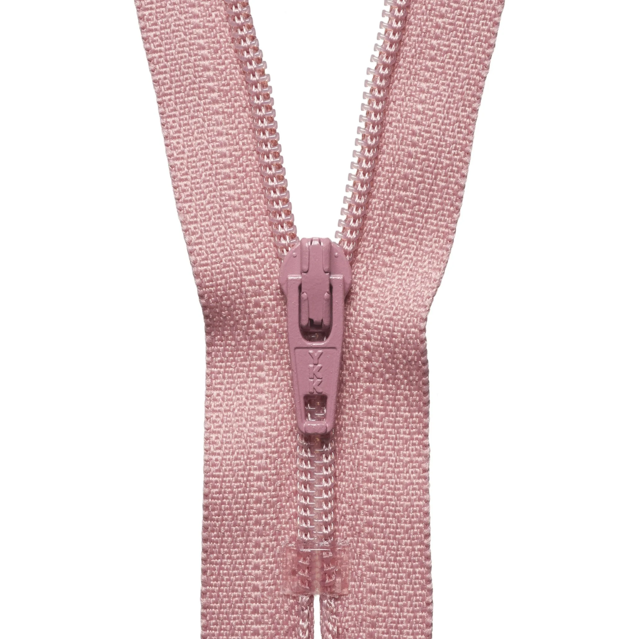 Nylon Dress and Skirt Zip - 41cm - Dusky Pink