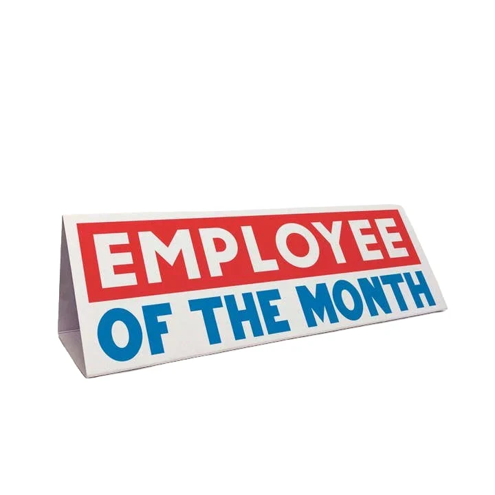 Office Space Three-Sided Desk Sign - Image 2