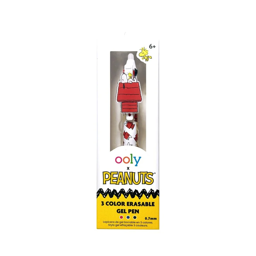 Ooly x Peanuts 3 Colour Erasable Gel Pen