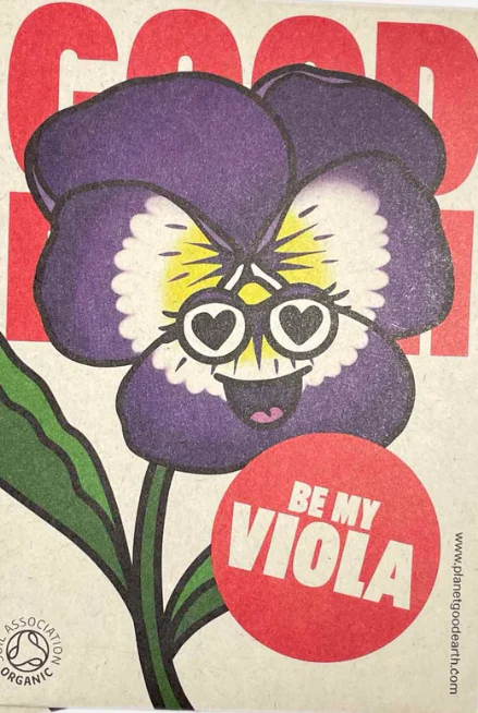 Organic Seeds: Be My Viola