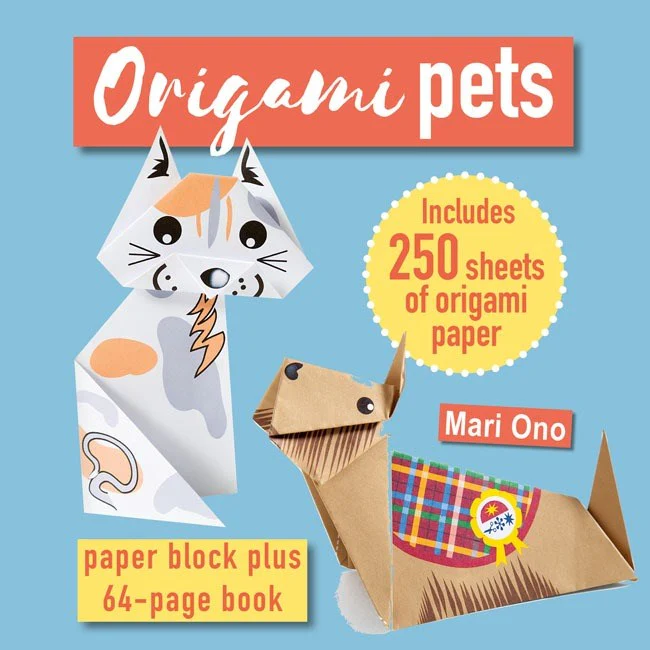 Origami Pets: Paper block plus 64-page book