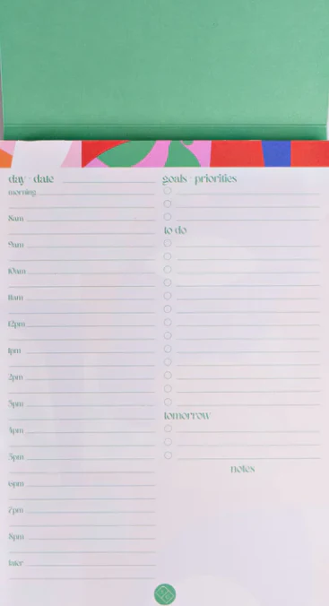 Palm Spring Daily Planner Pad - Image 3