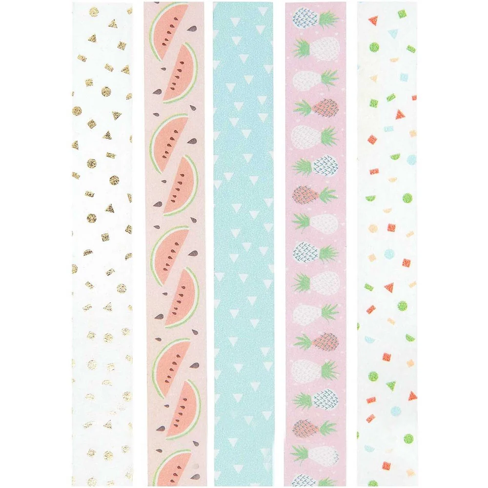 Paper Poetry Tape Set Tropical Spring / Pineapple - Image 2