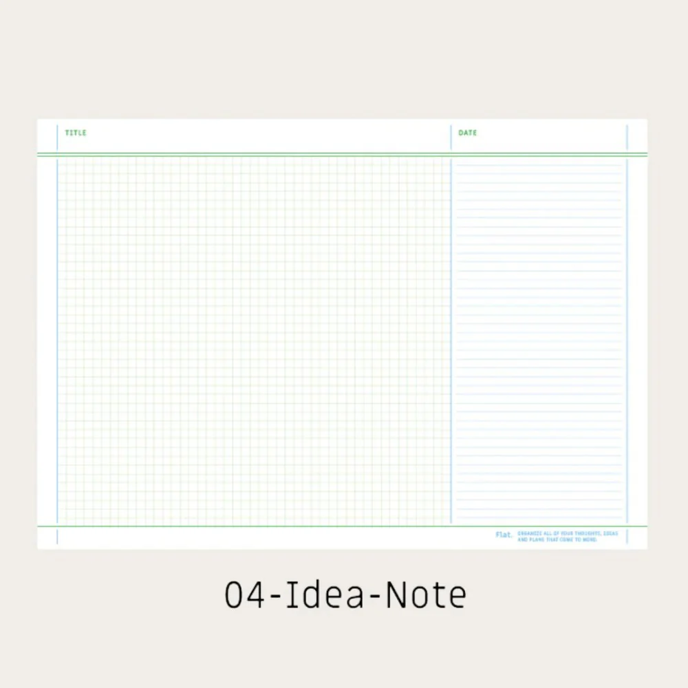 Paperian: Flat Notepad - A5/Idea Note