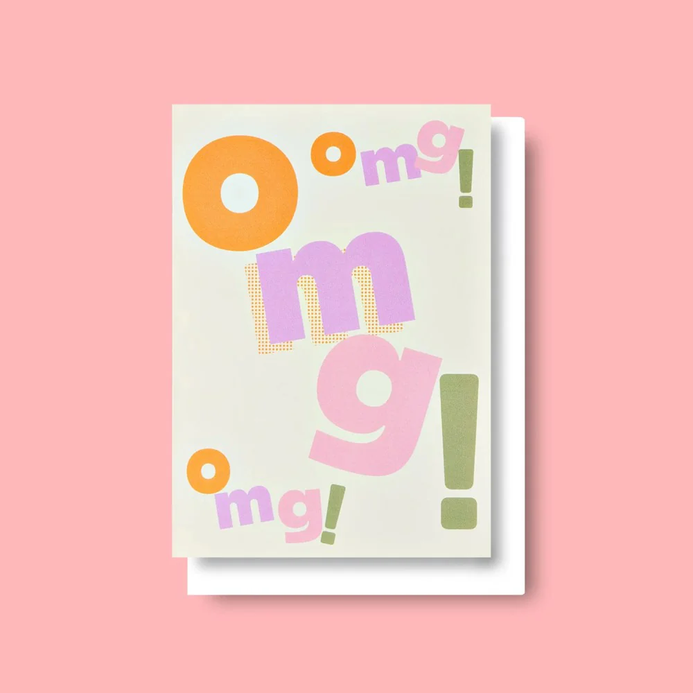 Party Omg Congratulations Card