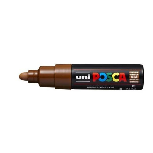 PC-7M Posca Large Bullet Tip Brown