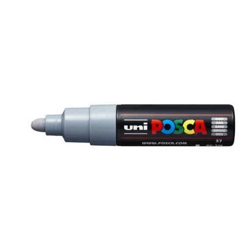 PC-7M Posca Large Bullet Tip Grey