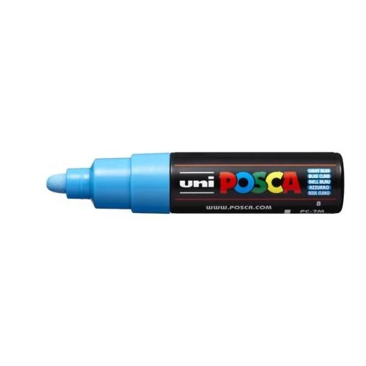 PC-7M Posca Large Bullet Tip Light Blue