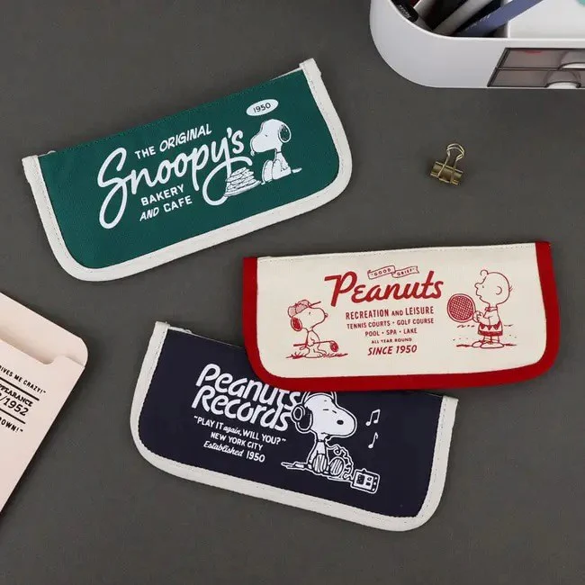 Peanuts Snoopy 75th Anniversary Slim Pen Pouch