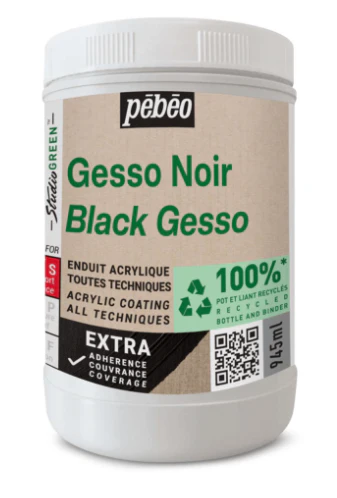 Pebeo Studio Green Black Gesso