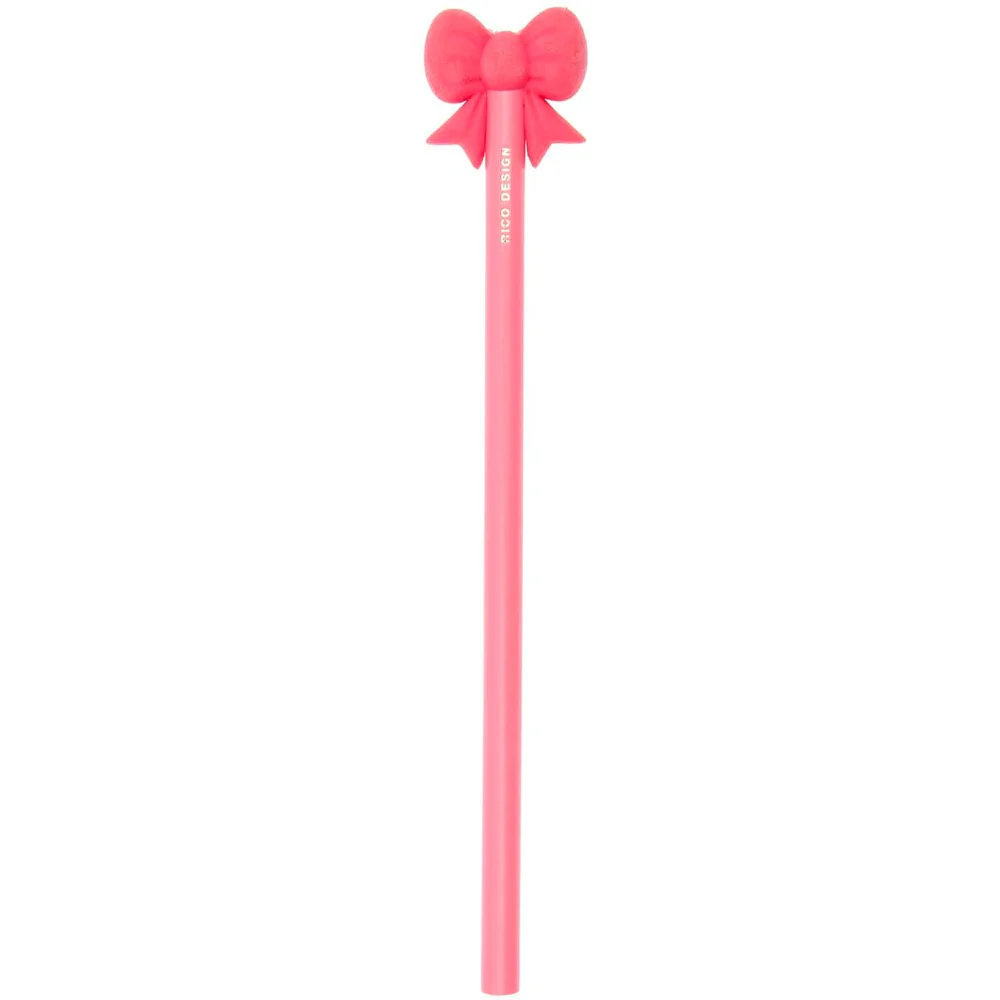 Paper Poetry Pencil With Bow Neon Pink