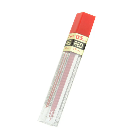Pentel Red Leads 0.5mm