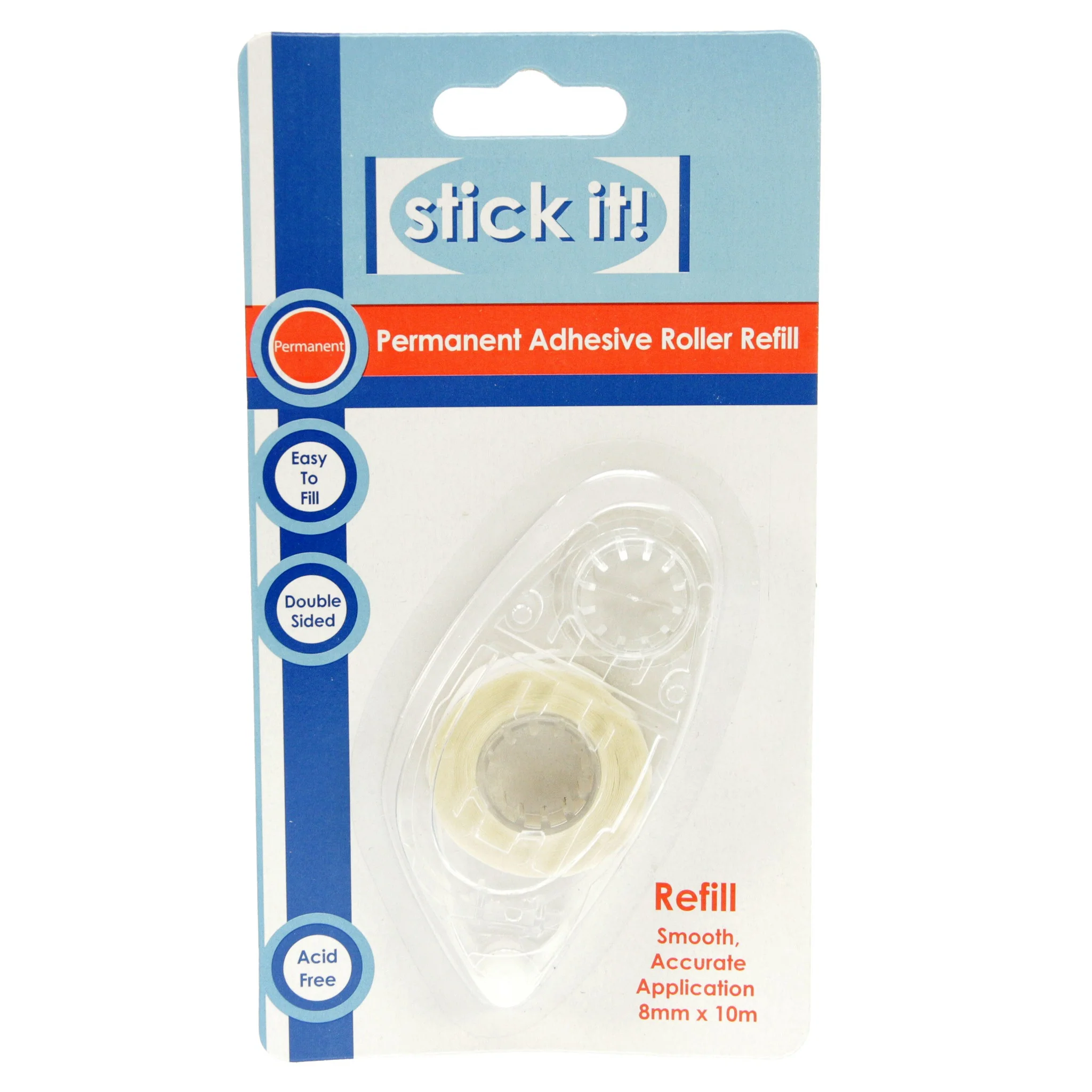 Permanent Adhesive Refill - 8mm x 10m