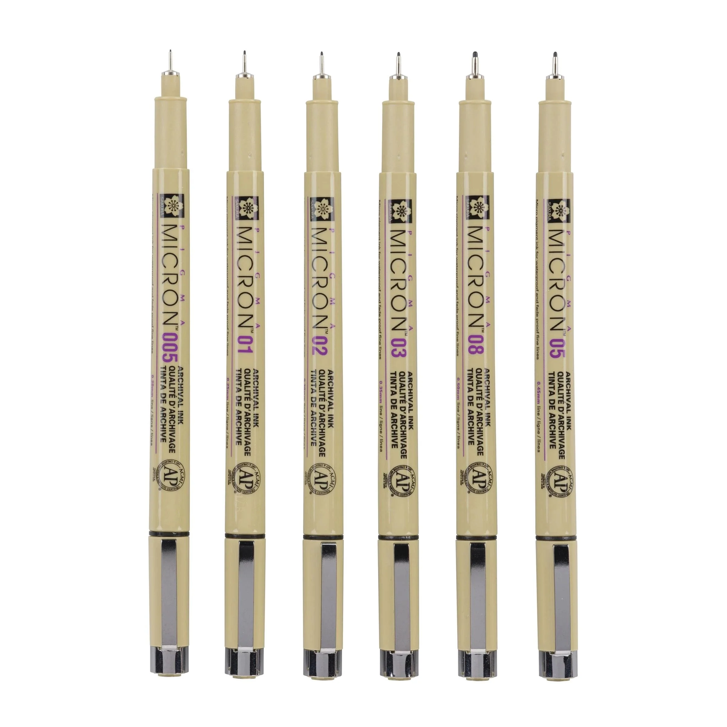 Pigma Micron Black Set 6 - Image 2