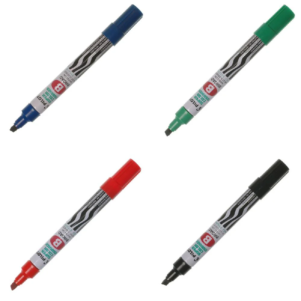 Pilot Broad Chisel Marker Blue
