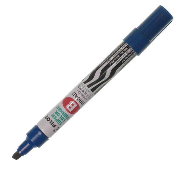 Pilot Broad Chisel Marker Blue - Image 2