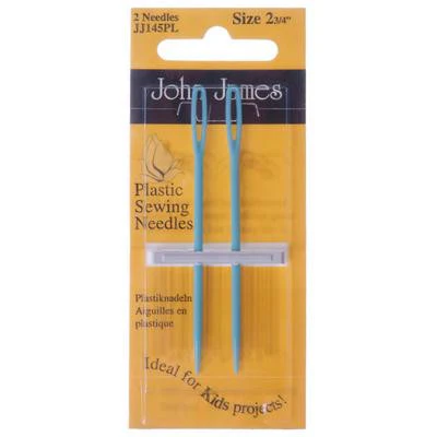 Plastic Sewing Needles Pk 2