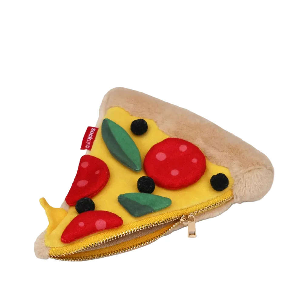 Plush Pizza Zip Pouch