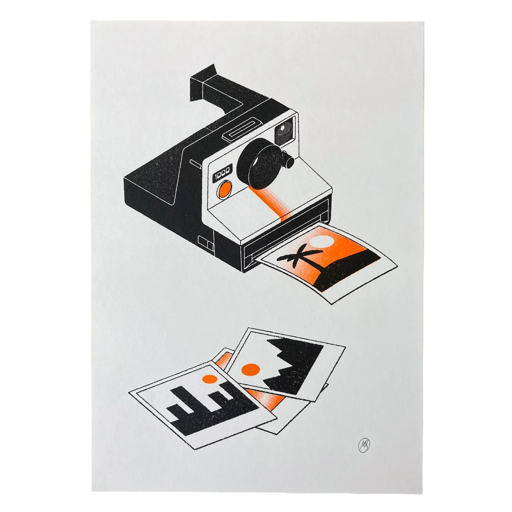 Polaroid Land Camera 1000 Risograph