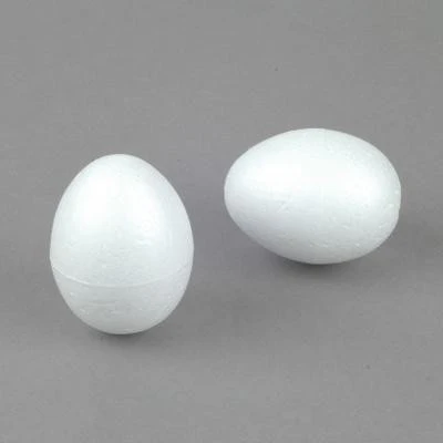 Polystyrene Eggs 60mm 2 Pk - Image 2